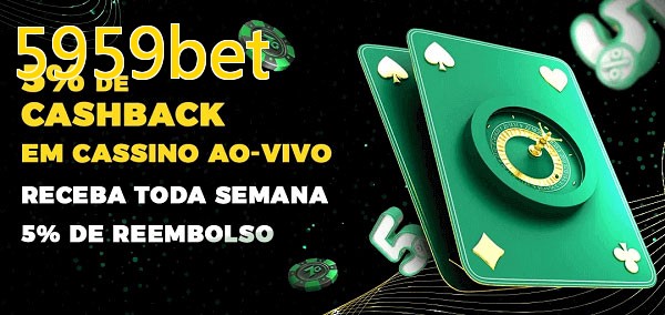 Promoções do cassino ao Vivo 5959bet